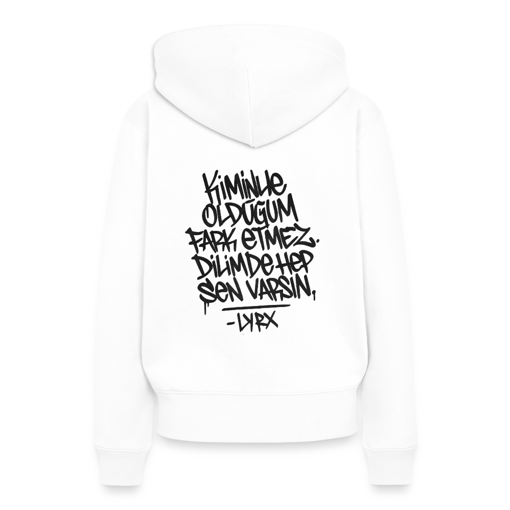 Kiminle olduğum fark etmez. Dilimde hep sen varsın Pulli - white