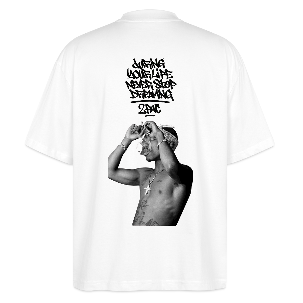 During Your Life, Never Stop Dreaming T-Shirt - white