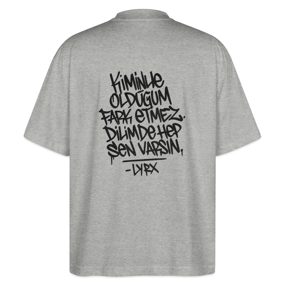 Kiminle olduğum fark etmez. Dilimde hep sen varsın - heather grey