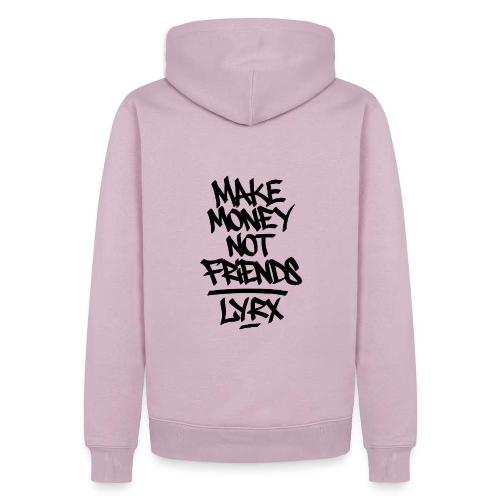 Make money not friends Hoodie - dusky pink