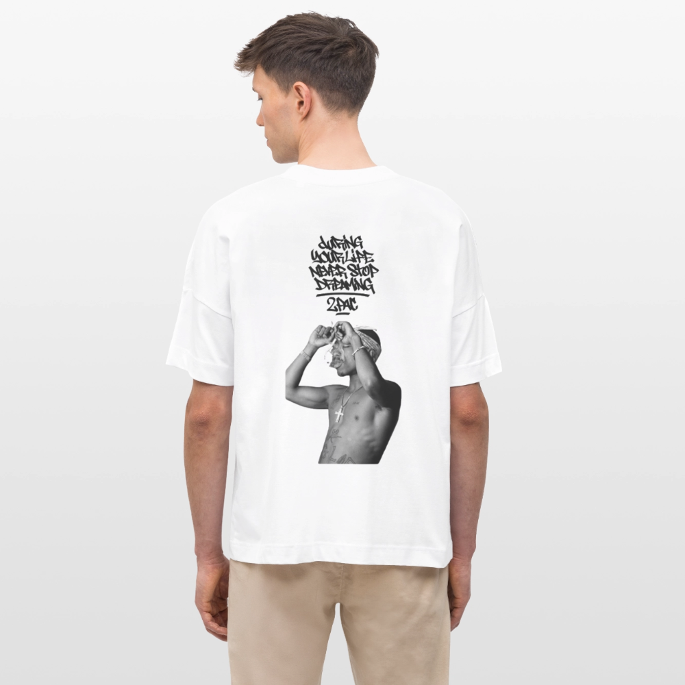 During Your Life, Never Stop Dreaming T-Shirt - white