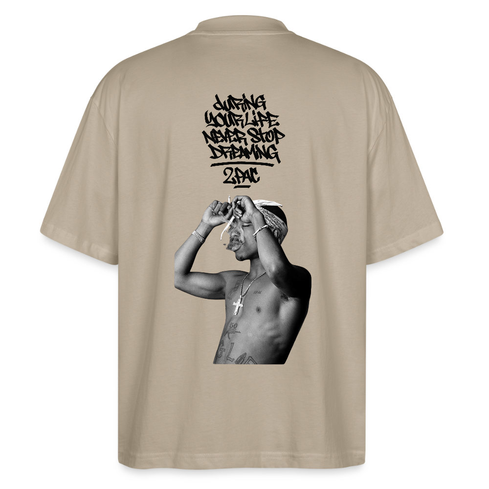 During Your Life, Never Stop Dreaming T-Shirt - stone