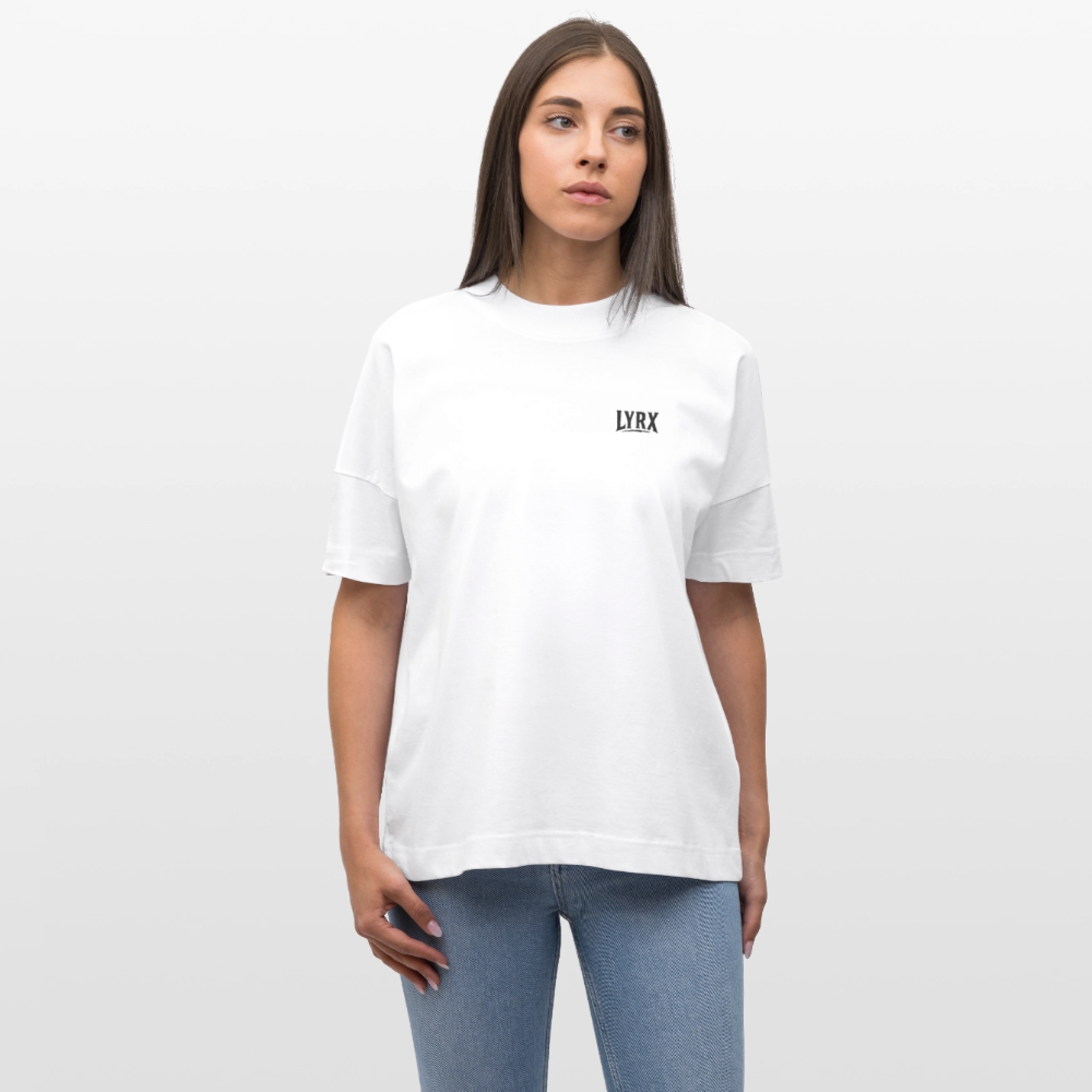Çünkü sen çölüme Yağmur oldun Oversized T-Shirt - white