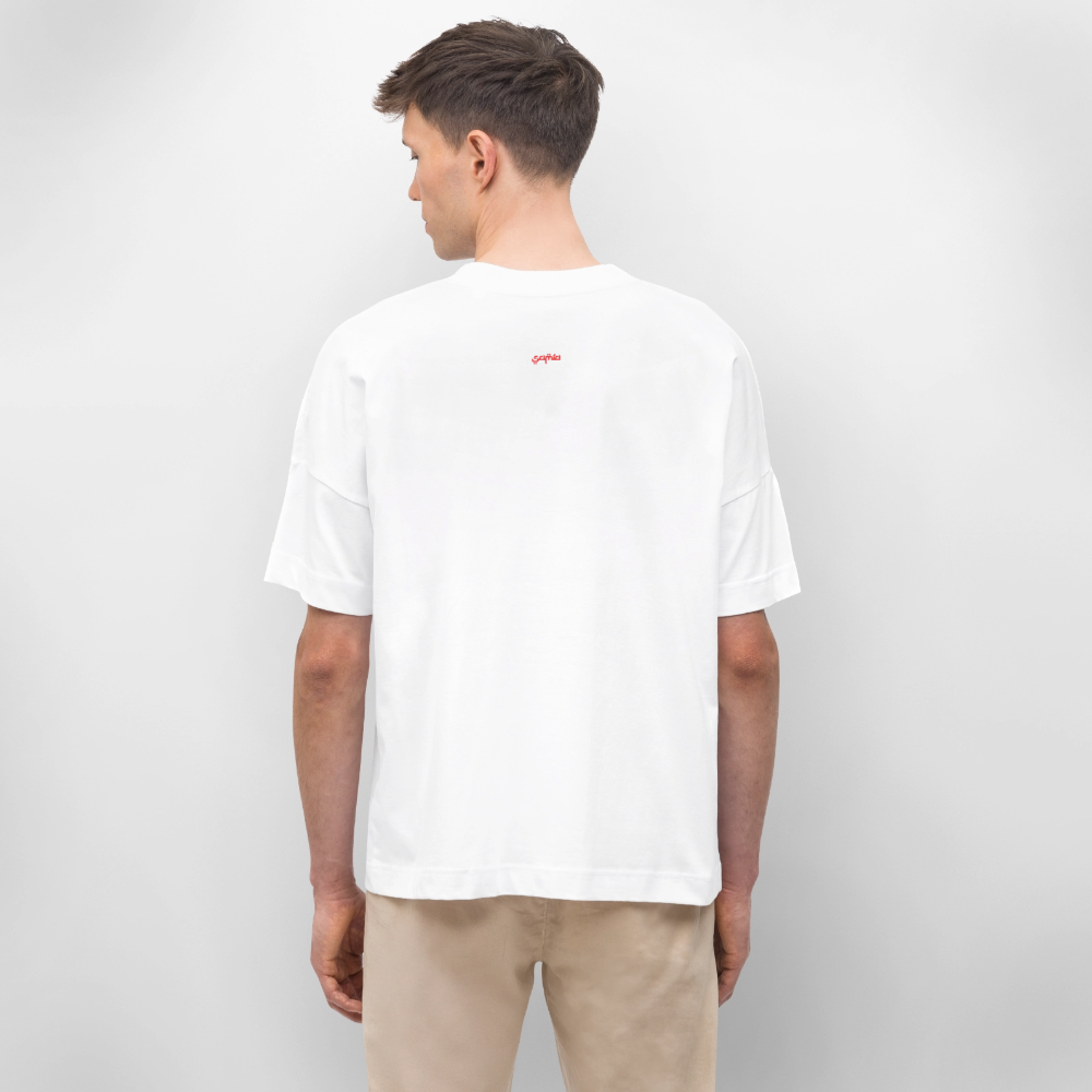 Rohdiamant - Samra Oversized T-Shirt - white