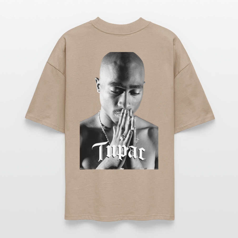 Tupac Oversized T-Shirt - stone