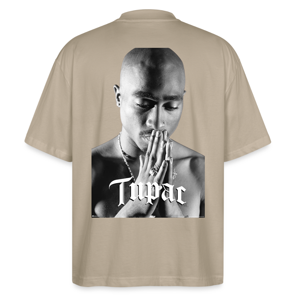 Tupac Oversized T-Shirt - stone