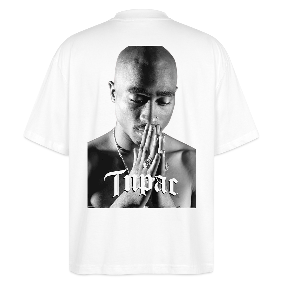 Tupac Oversized T-Shirt - white
