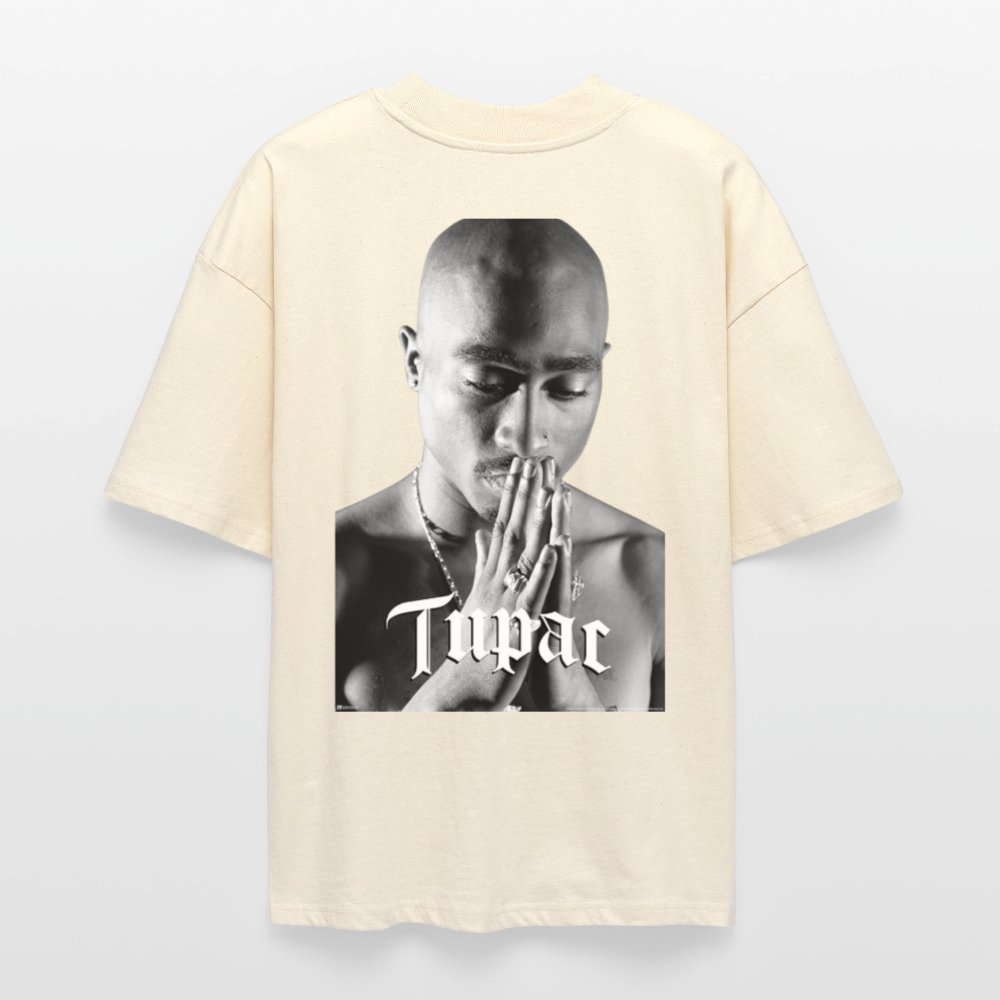 Tupac Oversized T-Shirt - natural raw