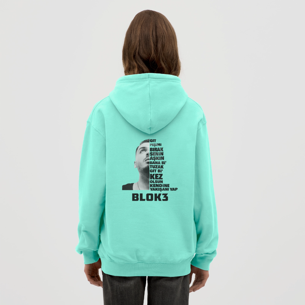 BLOK3 - Git Oversize Hoodie - mint