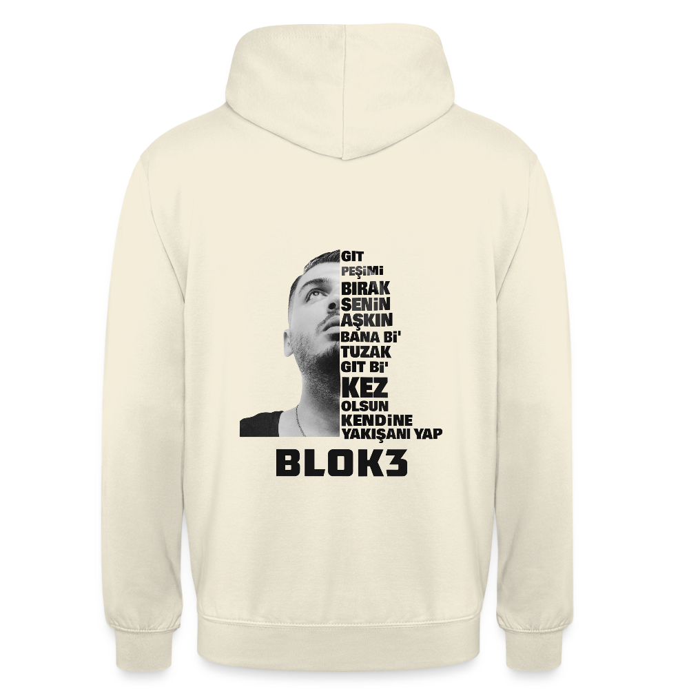 BLOK3 - Git Oversize Hoodie - vanilla