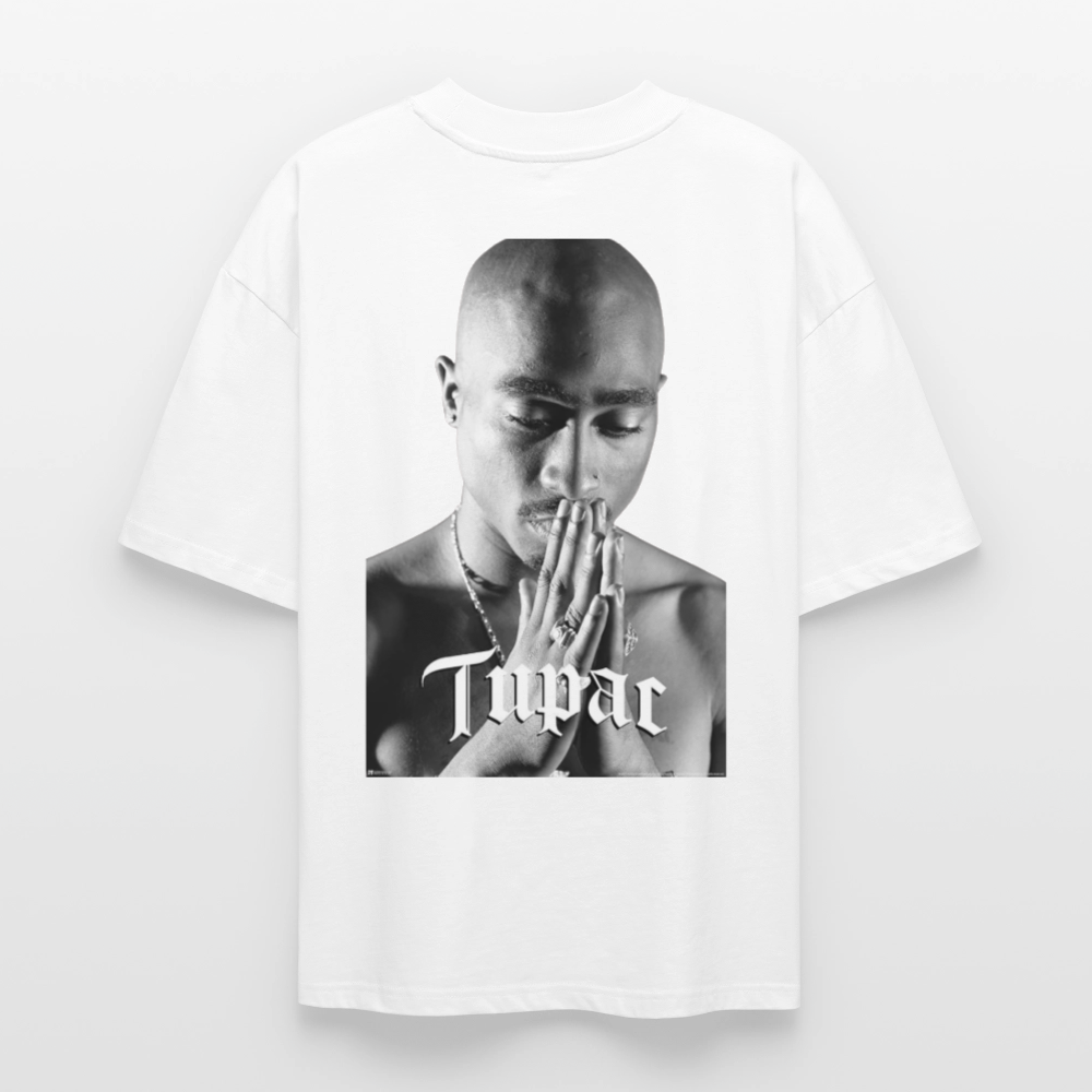 Tupac Oversized T-Shirt - white